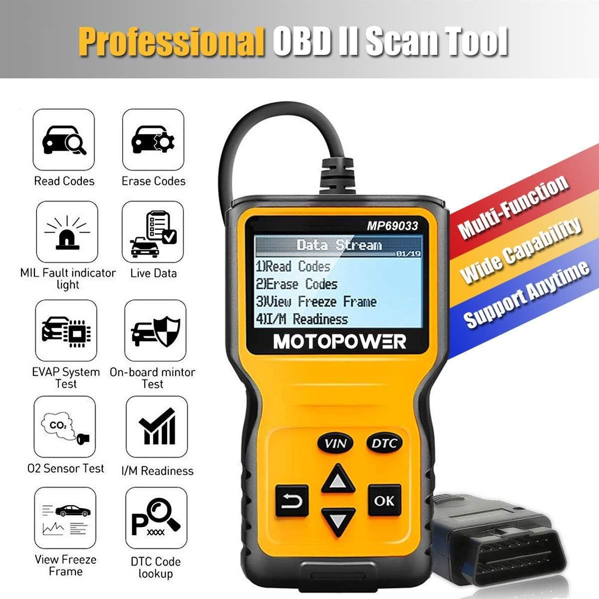 QUALITY IMPORTERS - Lector De Codigo De Escaner Automotriz Motopower
