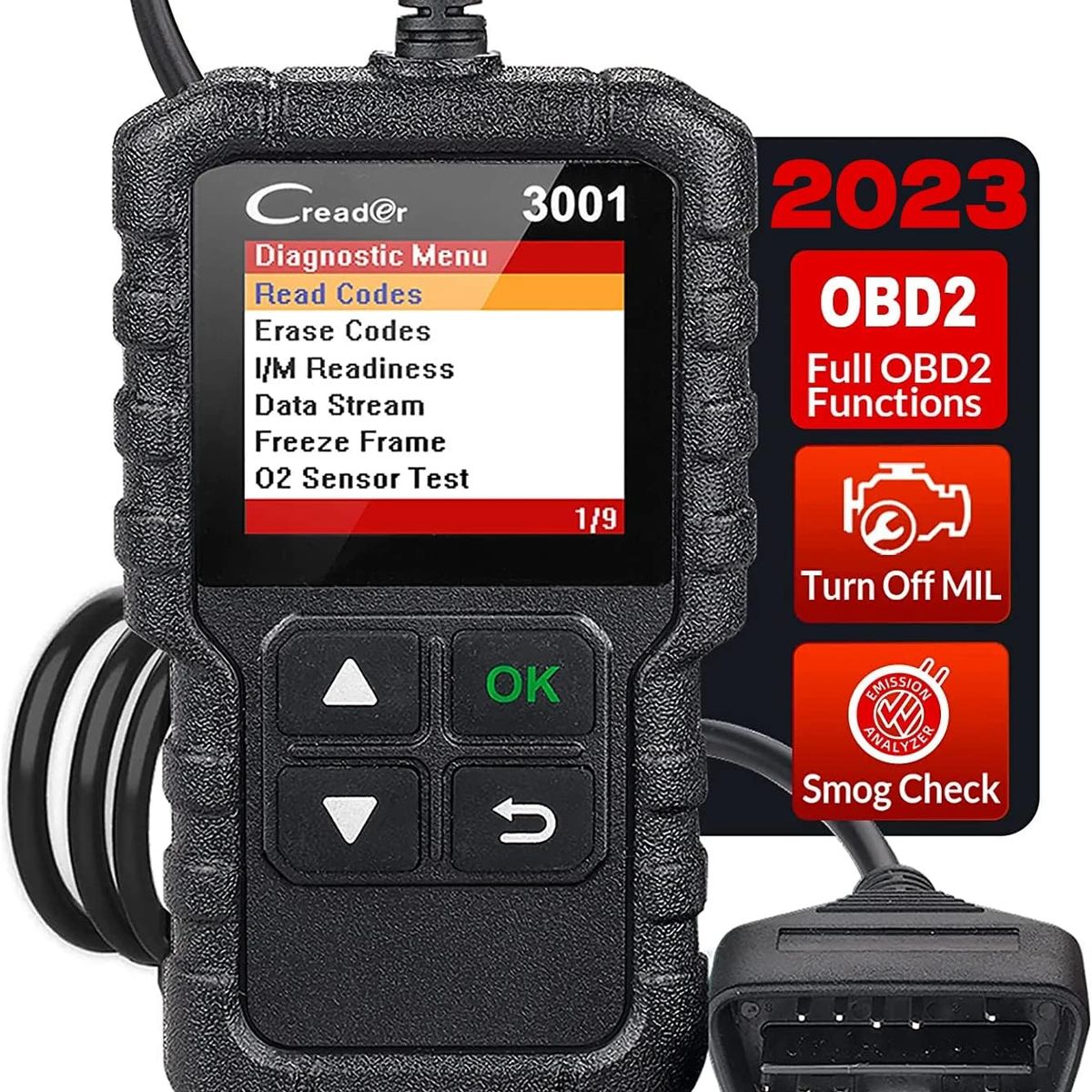 USA - Creader 3001 Escaner Automotriz Obd2 Multimarca Motor