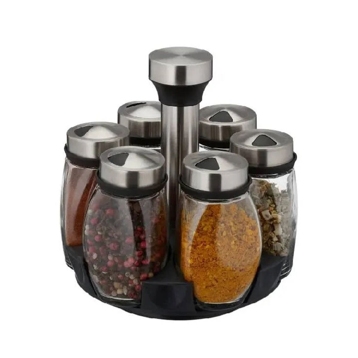 CHINA GLAZE - condimentero estante para condimento tarro girasol de vidrio para especiasOT107