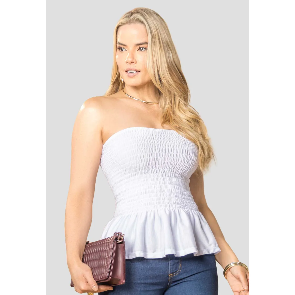 MARKETING PERSONAL - Blusa Mujer Blanco Mp 114228