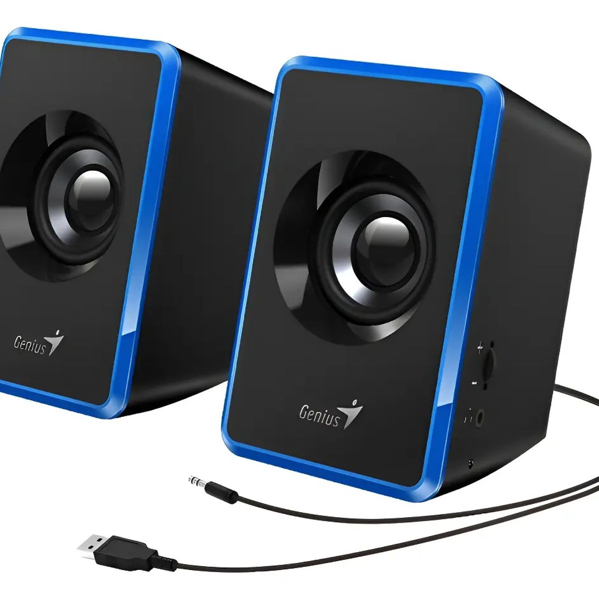 GENIUS ACCESORIOS  DE  TECNOLOGIA - Parlante portatil Genius SP-U125 USB 3.5mm Azul para PC y Celulares
