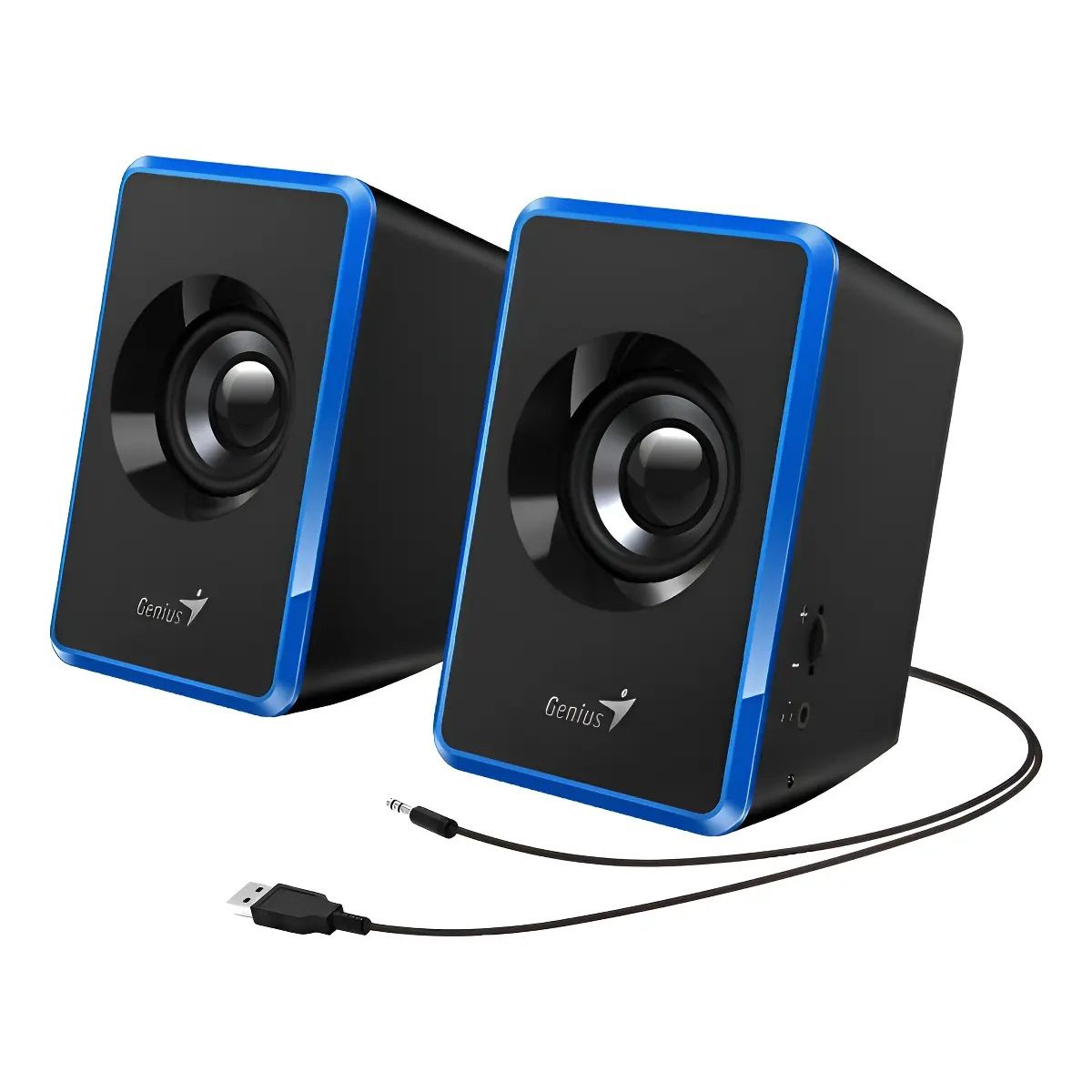 GENIUS ACCESORIOS  DE  TECNOLOGIA - Parlante portatil Genius SP-U125 USB 3.5mm Azul para PC y Celulares