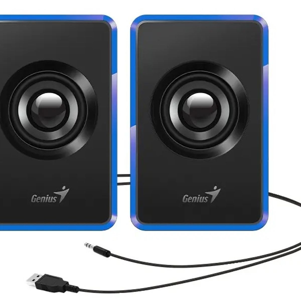 GENIUS ACCESORIOS  DE  TECNOLOGIA - Parlante portatil Genius SP-U125 USB 3.5mm Azul para PC y Celulares