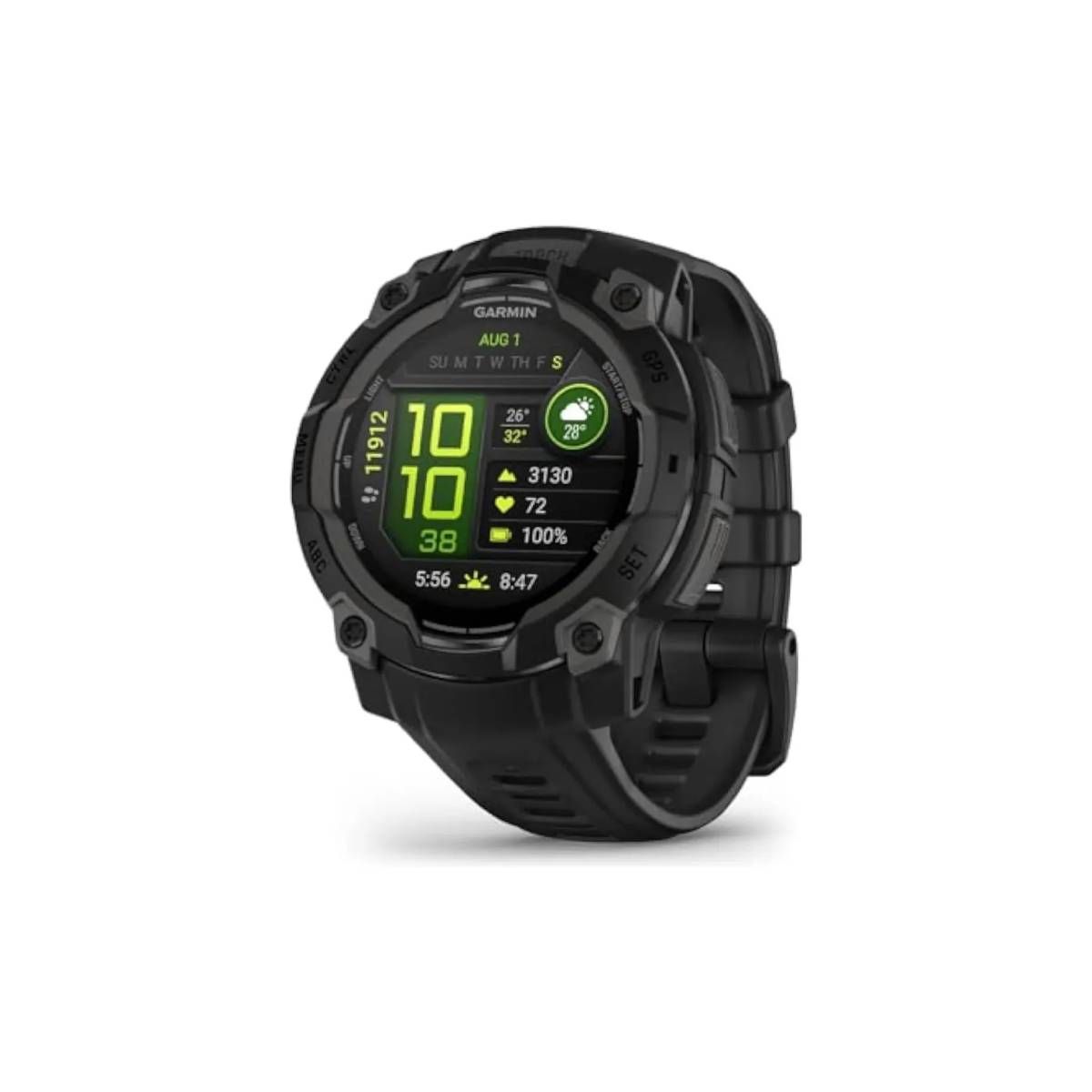 GENERICO - Smartwatch Instinct 3 con pantalla amoled de 45 mm color negro
