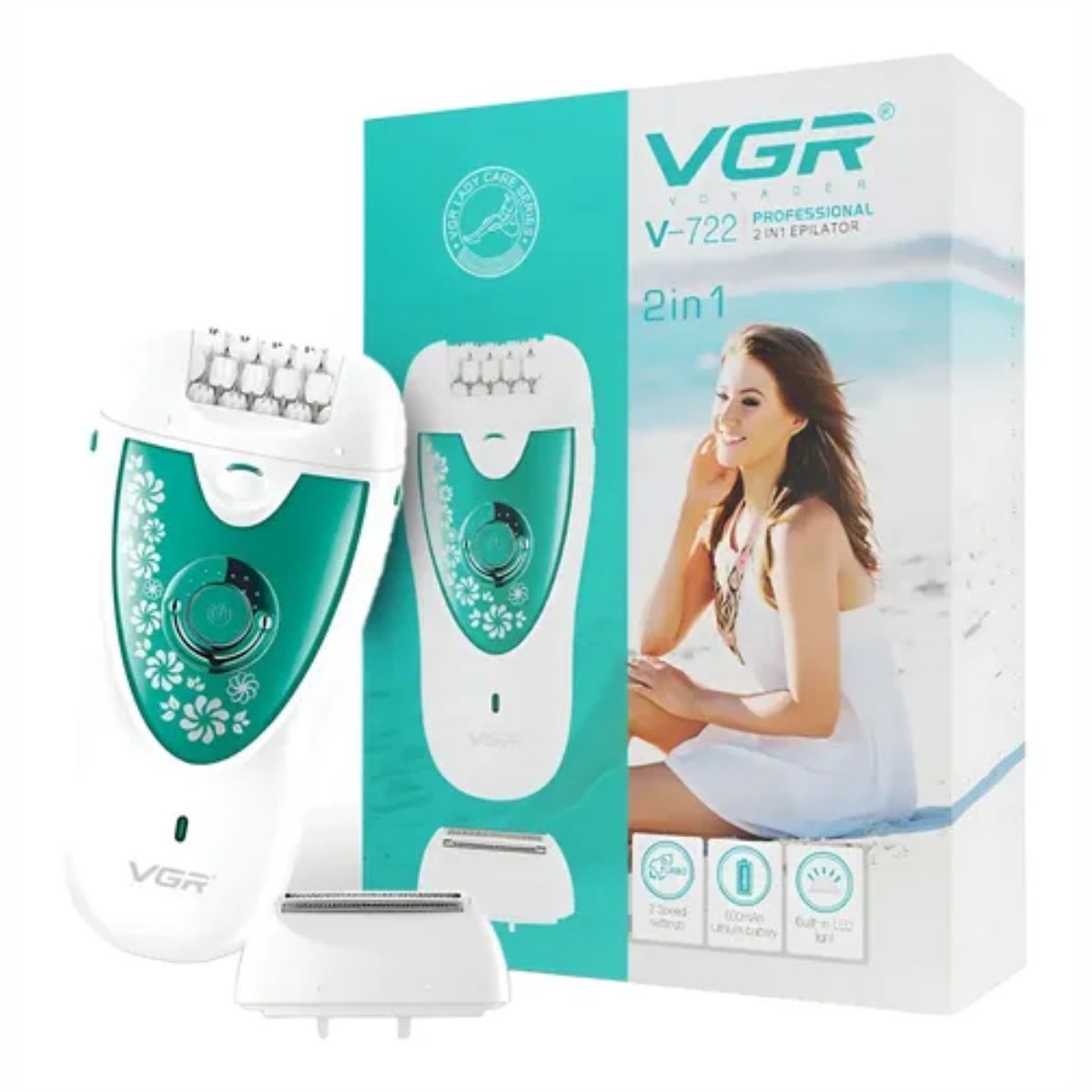 VGR - Maquina Depilador Afeitadora Vgr V 722