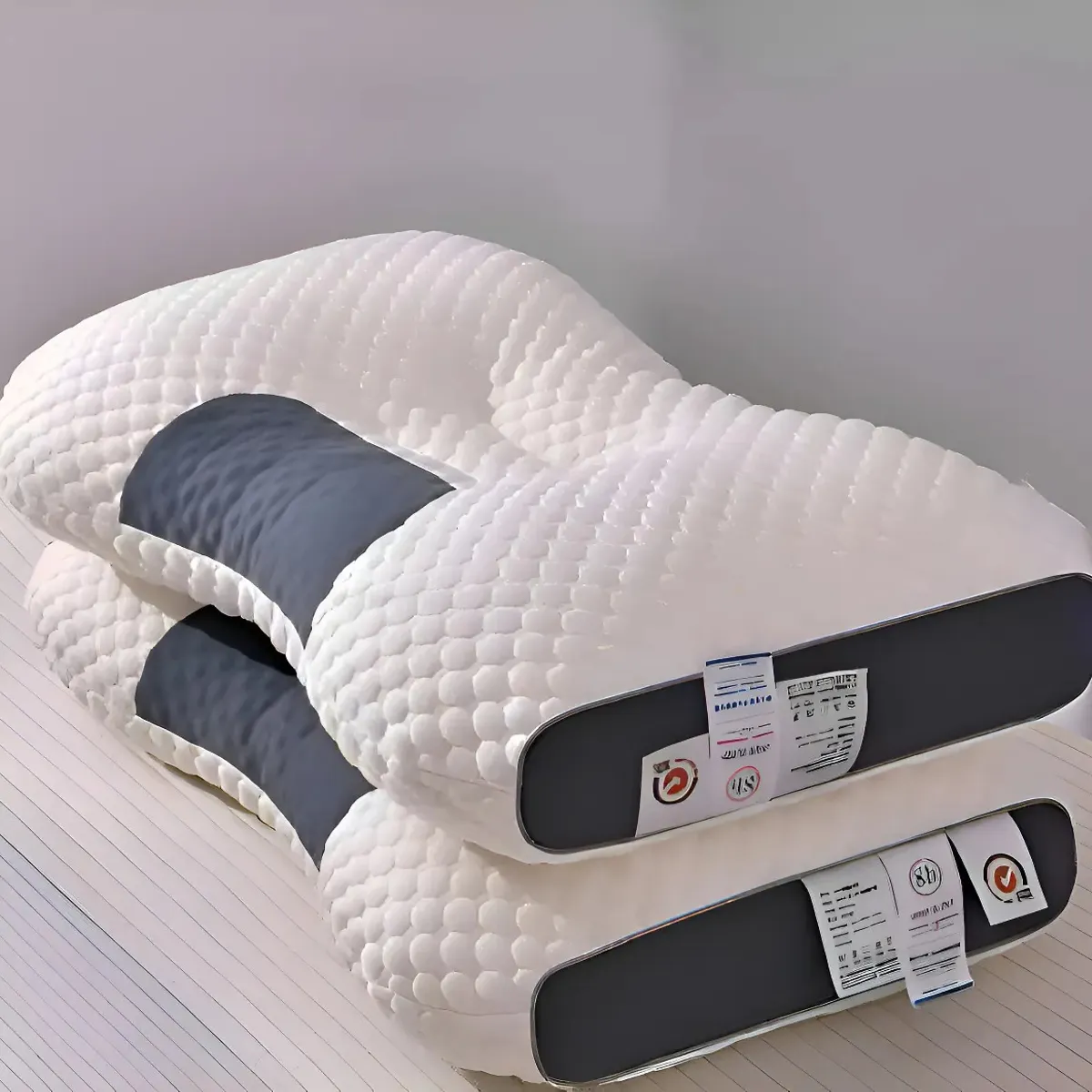 SOKANY - Almohada Ortopédica Cervical Descanso Color Blanco