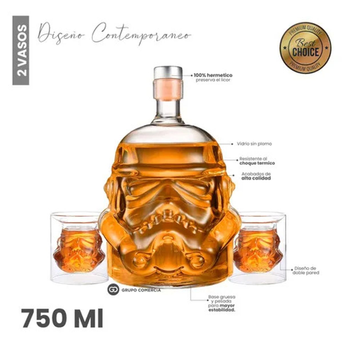 MIELTECH - Star Wars Licorera Decantadora 750 ML