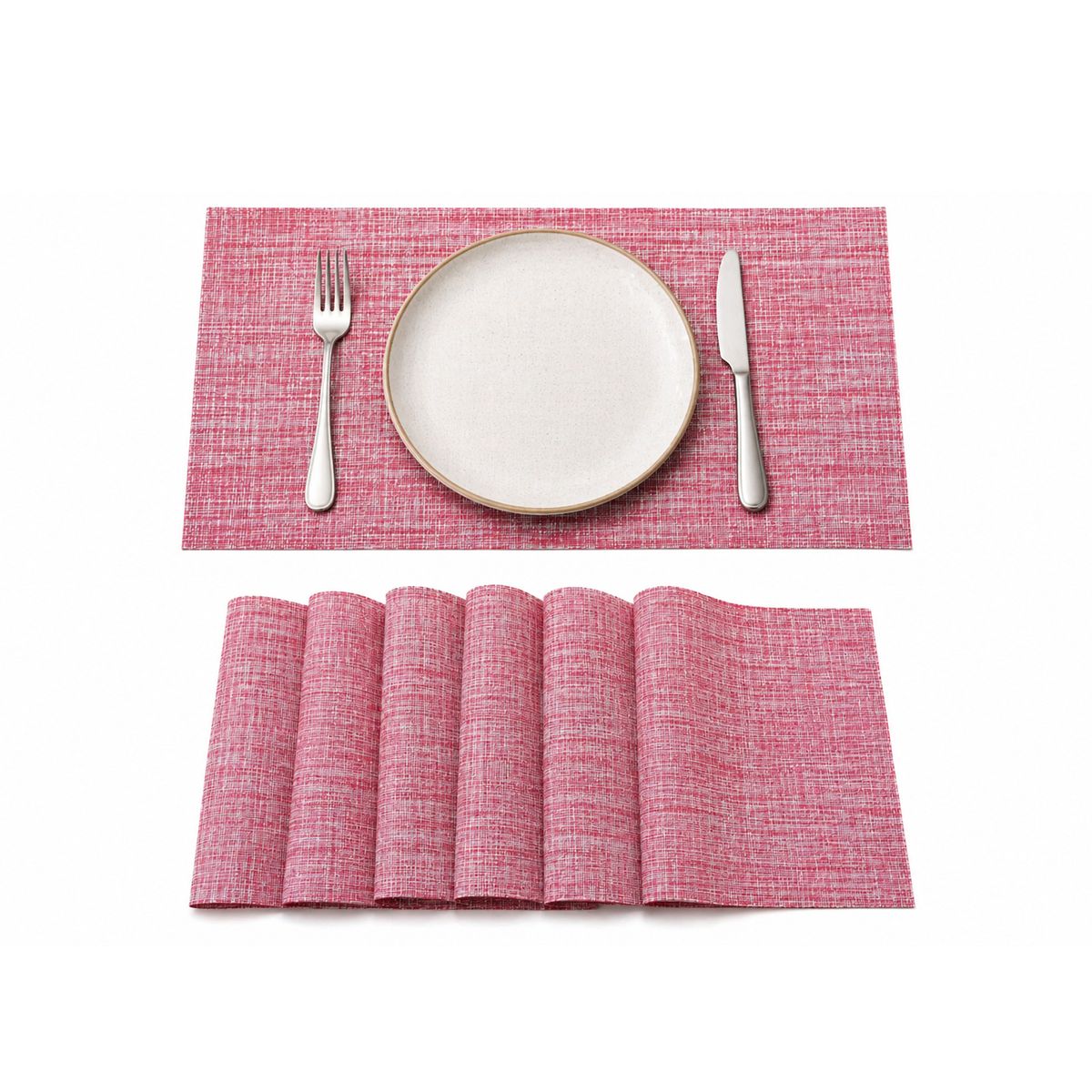 CRISTAL - Set x6 Individuales Dihour Placemat 2110INDUVIDUALES-Colores Surtidos