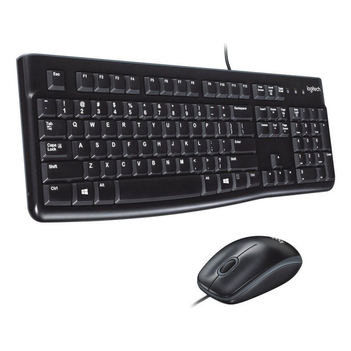 LOGITECH - Teclado Logitech K120 Cable Membrana Español Negro QWERTY