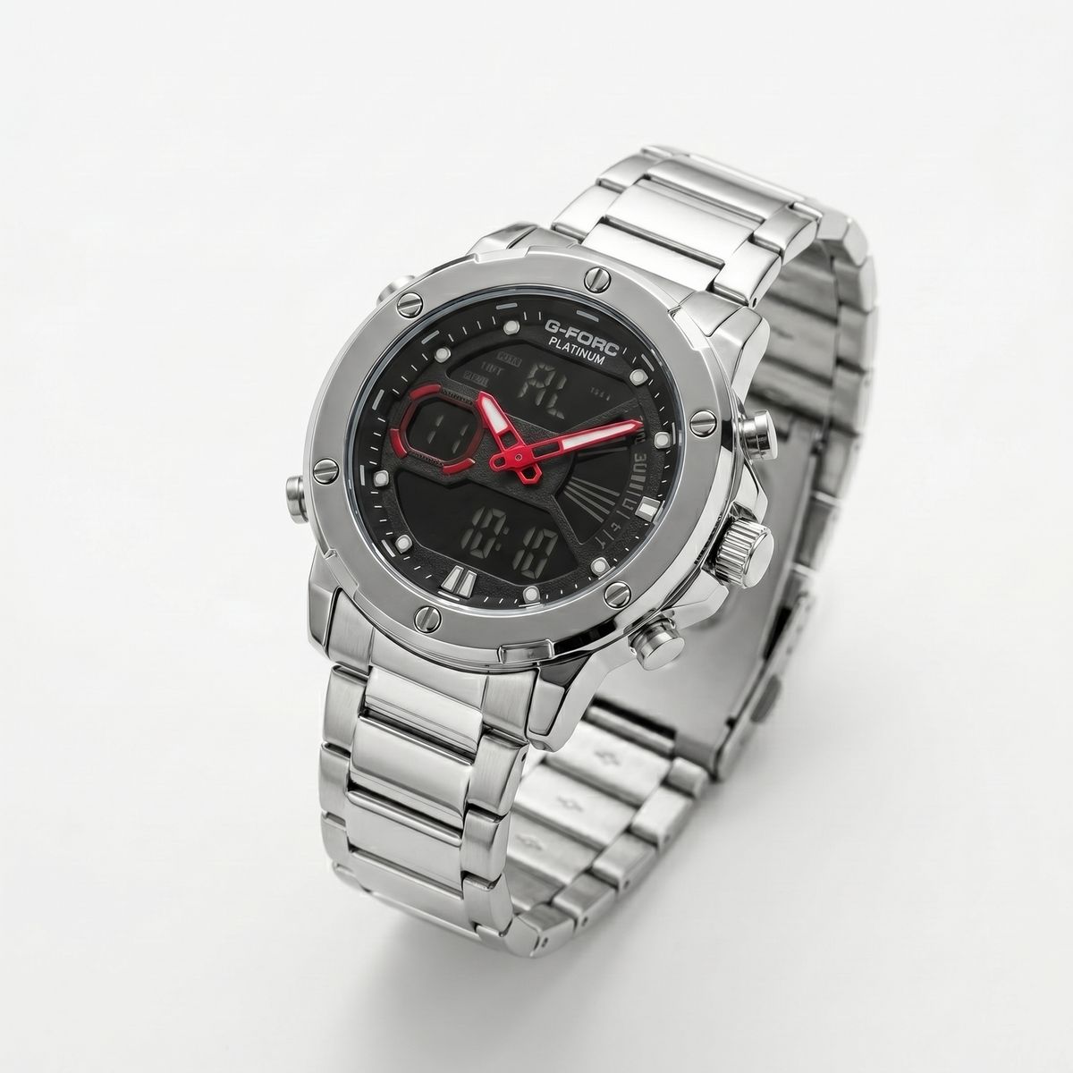GENERICO - Reloj G-force Al189 Digital Elegante Casual+ Estuche Premium