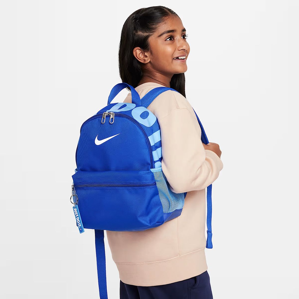 NIKE - Morral Nike Brasilia JDI Kids 11L DR6091-480 Azul Infantil