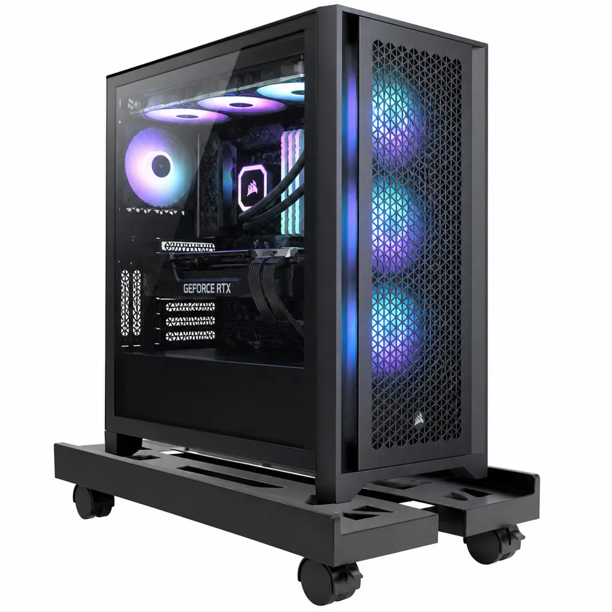 ONE PIXEL - Soporte Base Para CPU Con Ruedas 360° Torre De Computador Ajustable