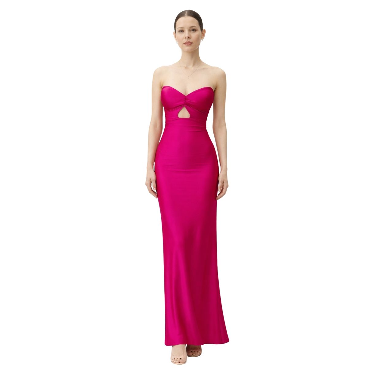 SCARLETT - Vestido Curazao Largo de Fiesta Tipo Corset