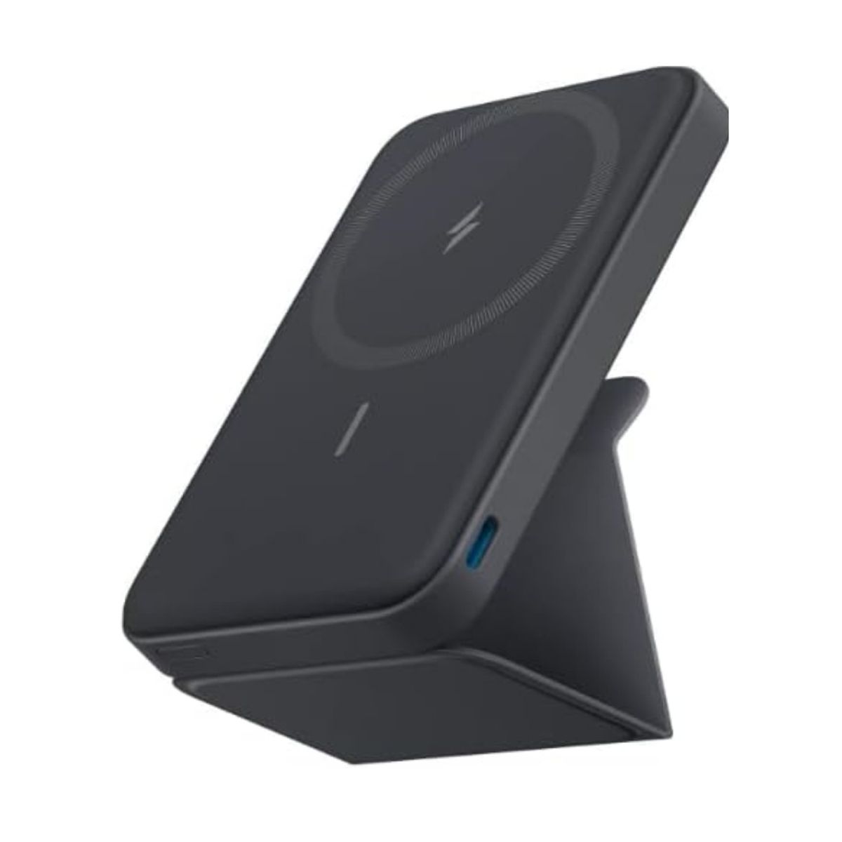 ANKER - Batería Magnética Power Bank Anker MagGo 622 MagSafe 5000mAh Soporte Plegable USB-C iPhone - Negro