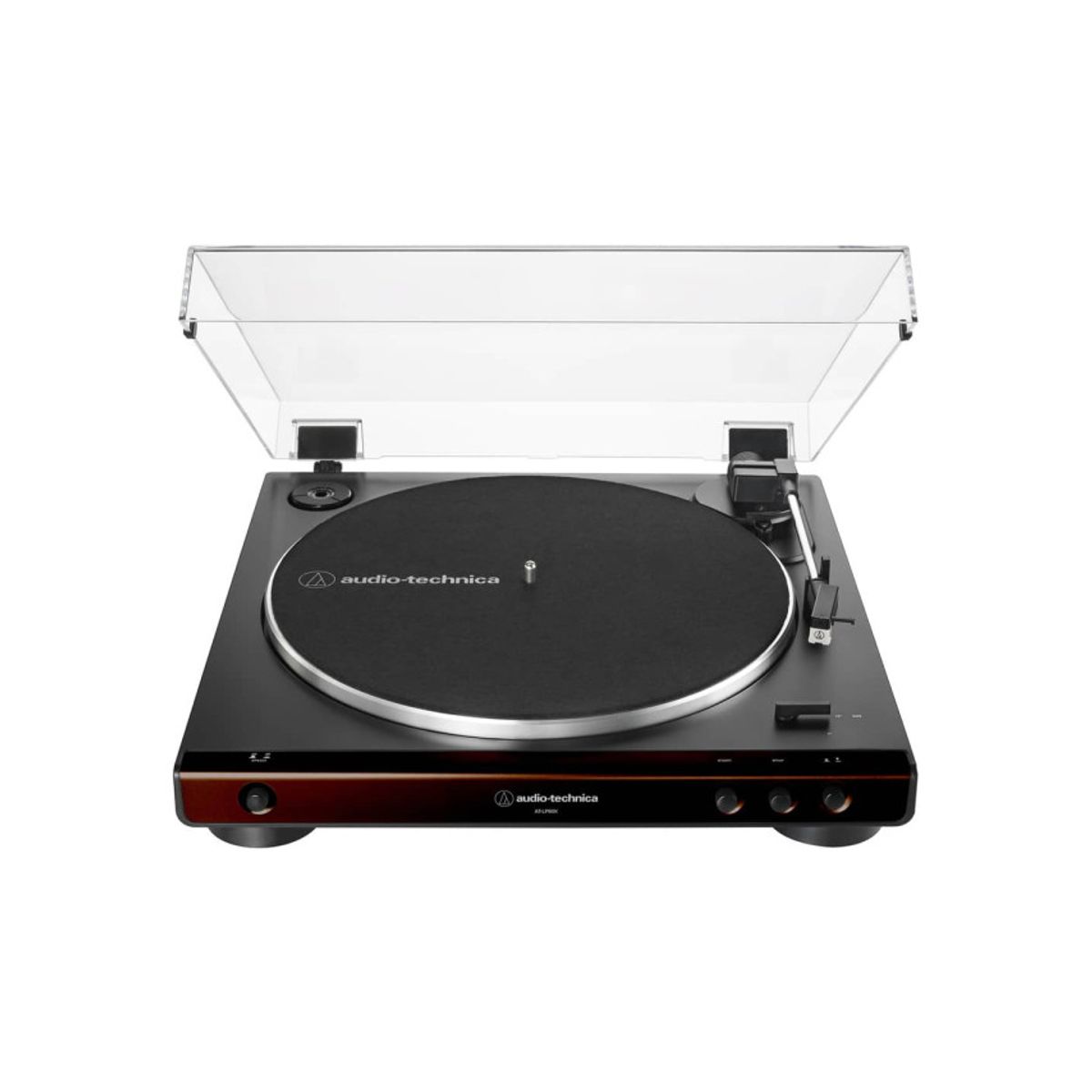 AUDIO TECHNICA - Tornamesa Audio-technica AT-LP60X-BK Con cápsula Marrón automatico