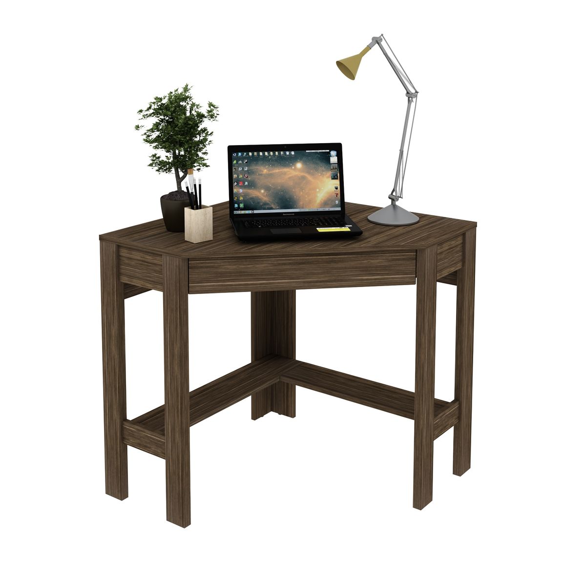 MUEBLES 2020 - Escritorio Esquinero Dallas Nogal