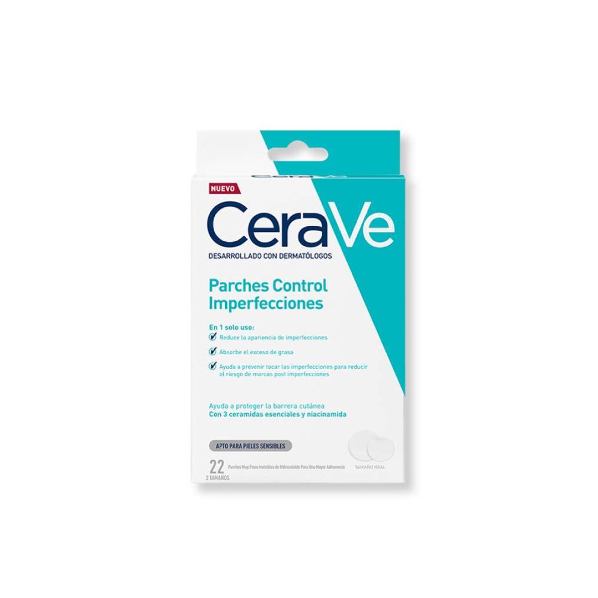 CERAVE - CeraVe Parches Control Imperfecciones para Acné y Granitos x22 Unidades