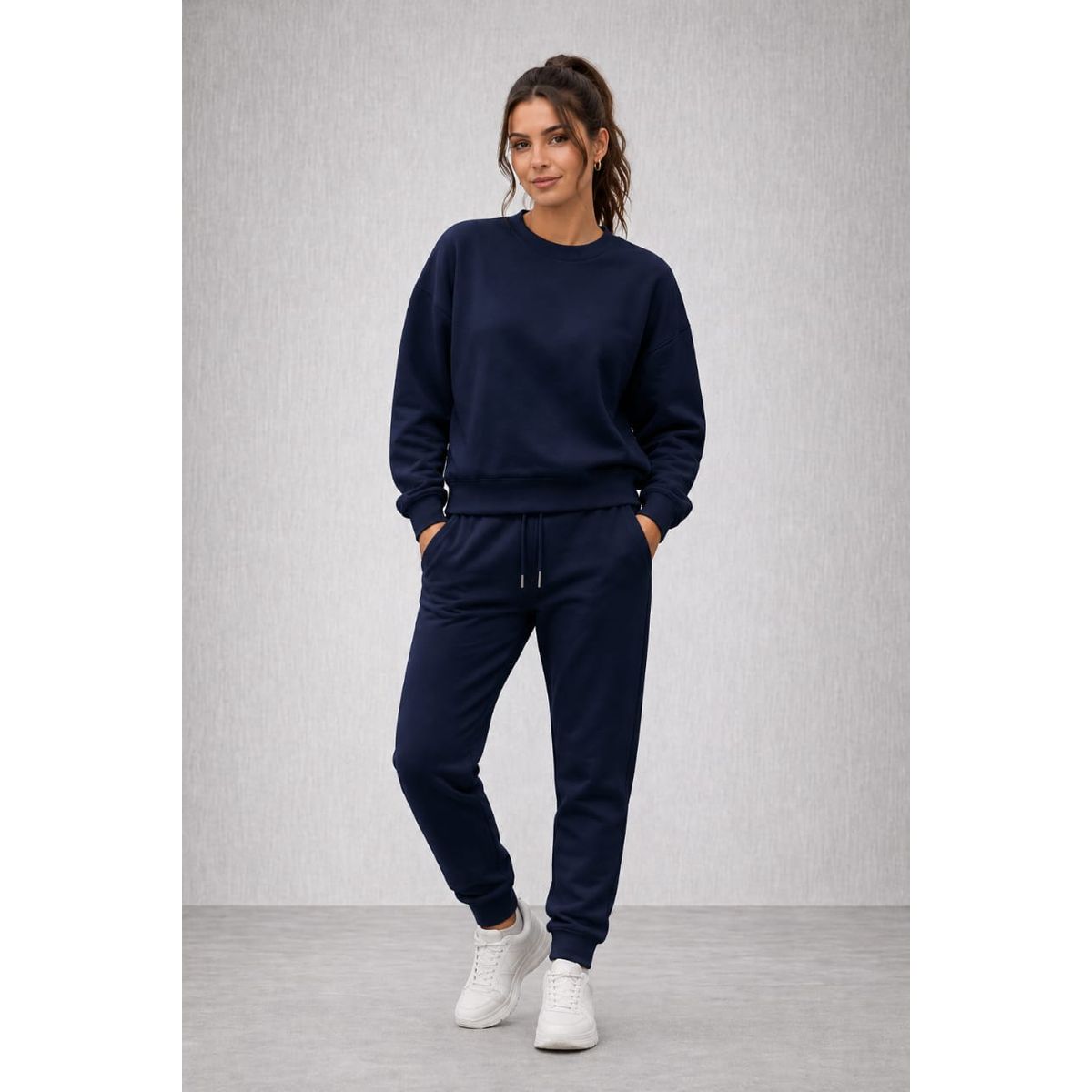URBANISTA - SUDADERA PARA MUJER COLOR AZUL OSCURO