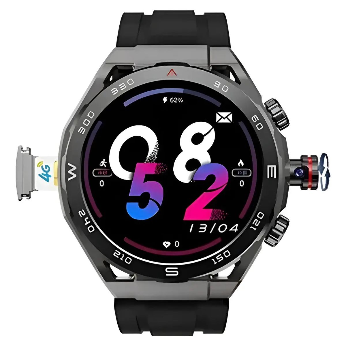 GENERICO - Reloj Inteligente 5g Howear Hw18 Call2 Bluetooth, Negro