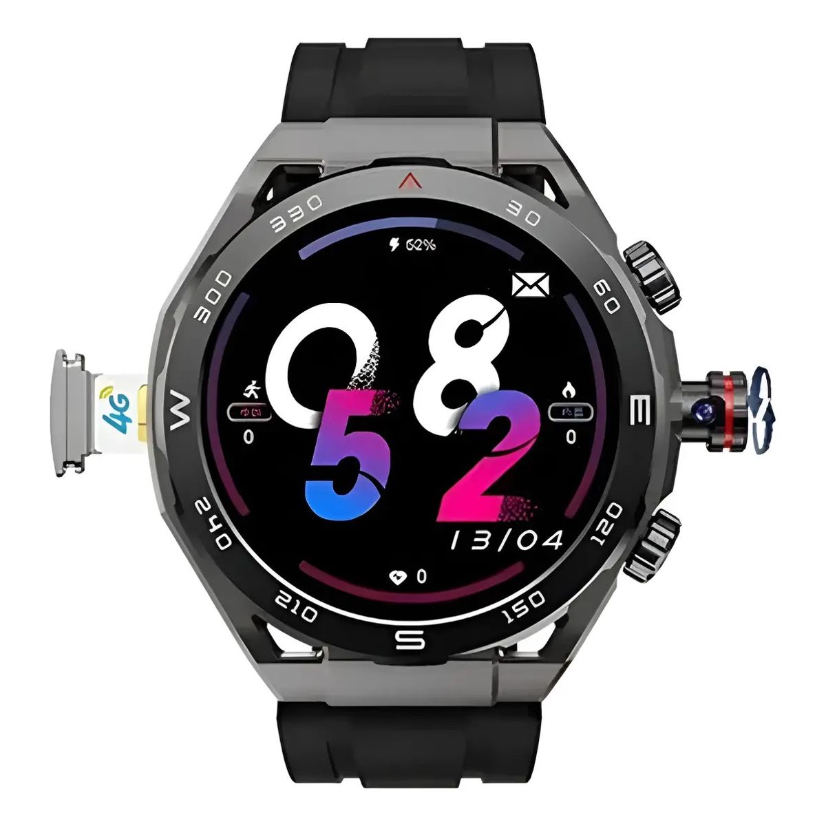 GENERICO - Reloj Inteligente 5g Howear Hw18 Call2 Bluetooth, Negro