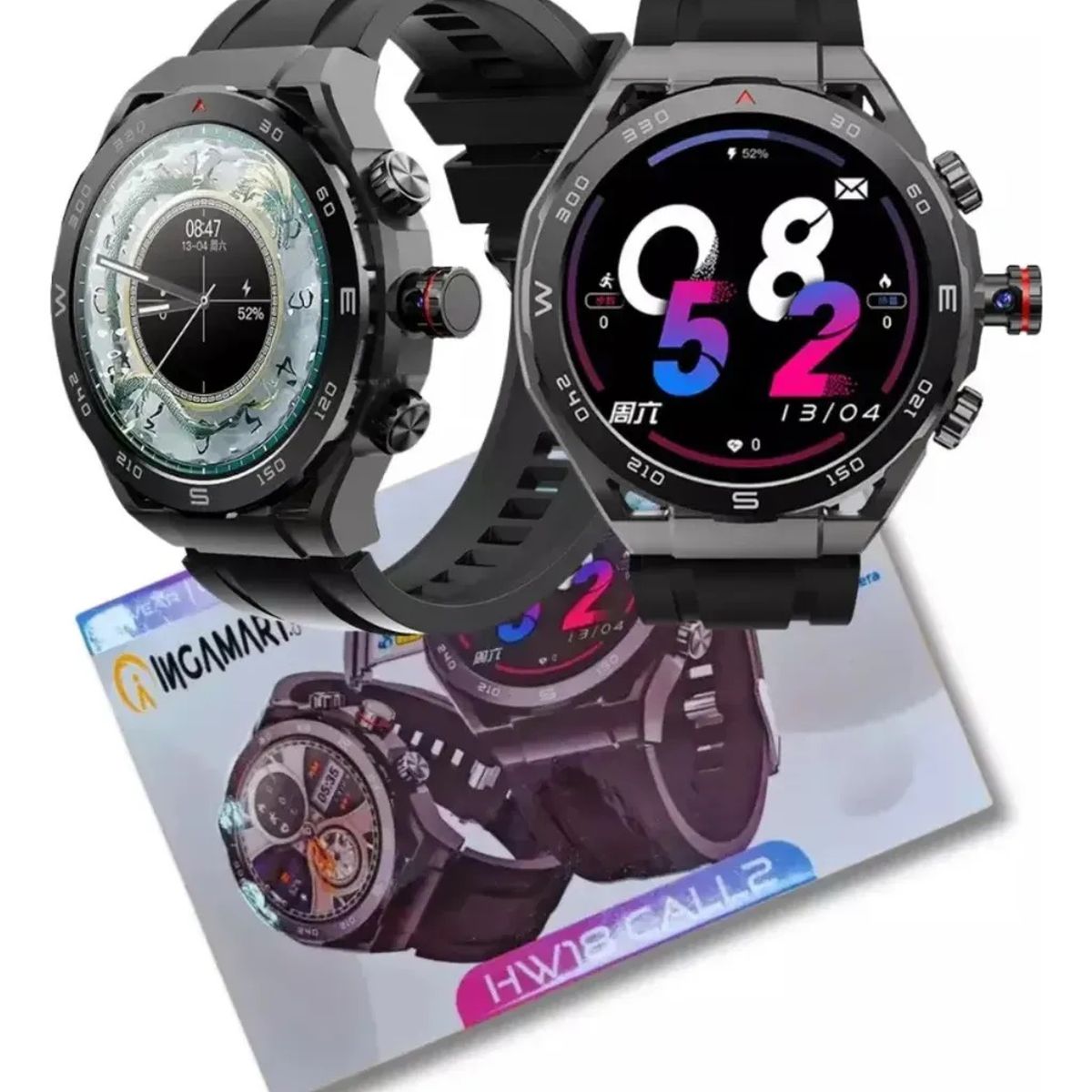 GENERICO - Reloj Inteligente 5g Howear Hw18 Call2 Bluetooth, Negro