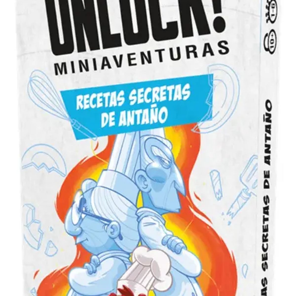 ASMODEE - Juego De Mesa Unlock Miniaventuras Recetas Secretas Adltos
