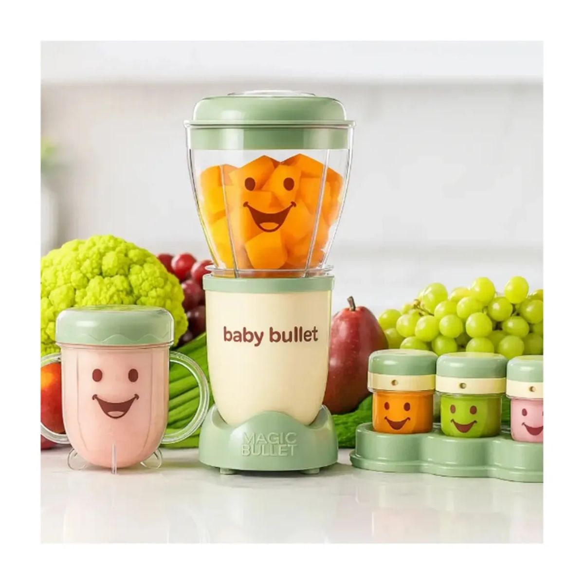 GENERICO - Procesador De Alimentos Baby Bullet Set 20 Piezas Multifuncional
