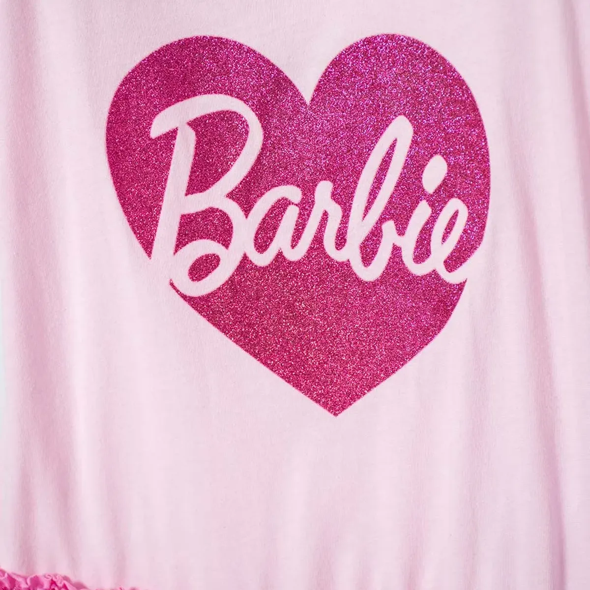 MATTEL - Vestido de Barbie rosado con tul para niña