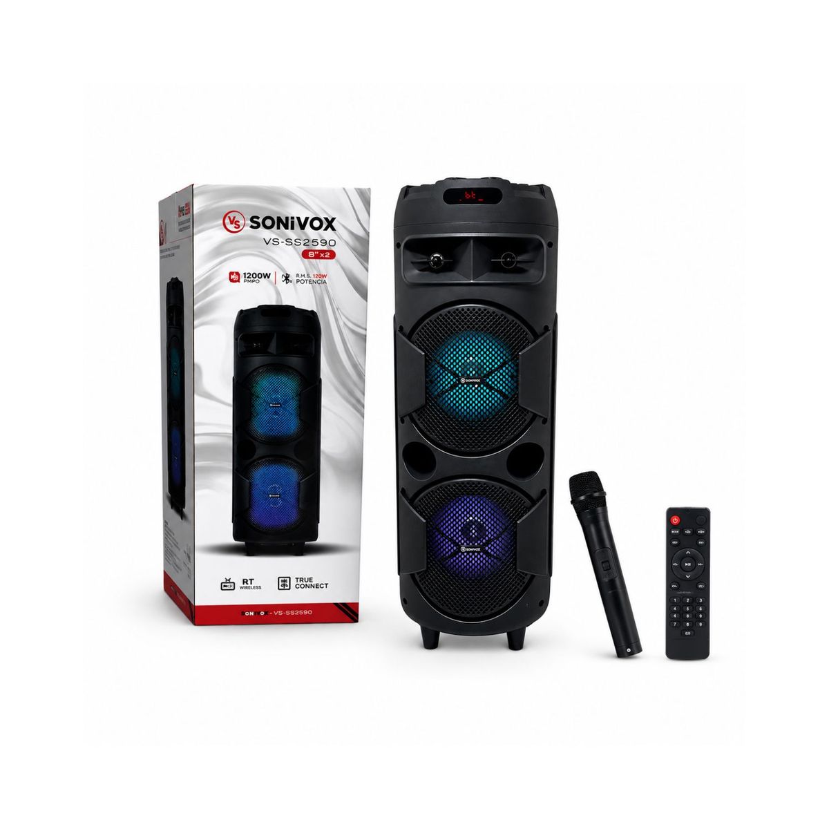 SONIVOX - Parlante Torre Bluetooth Sonivox VS-SS2590 Negro