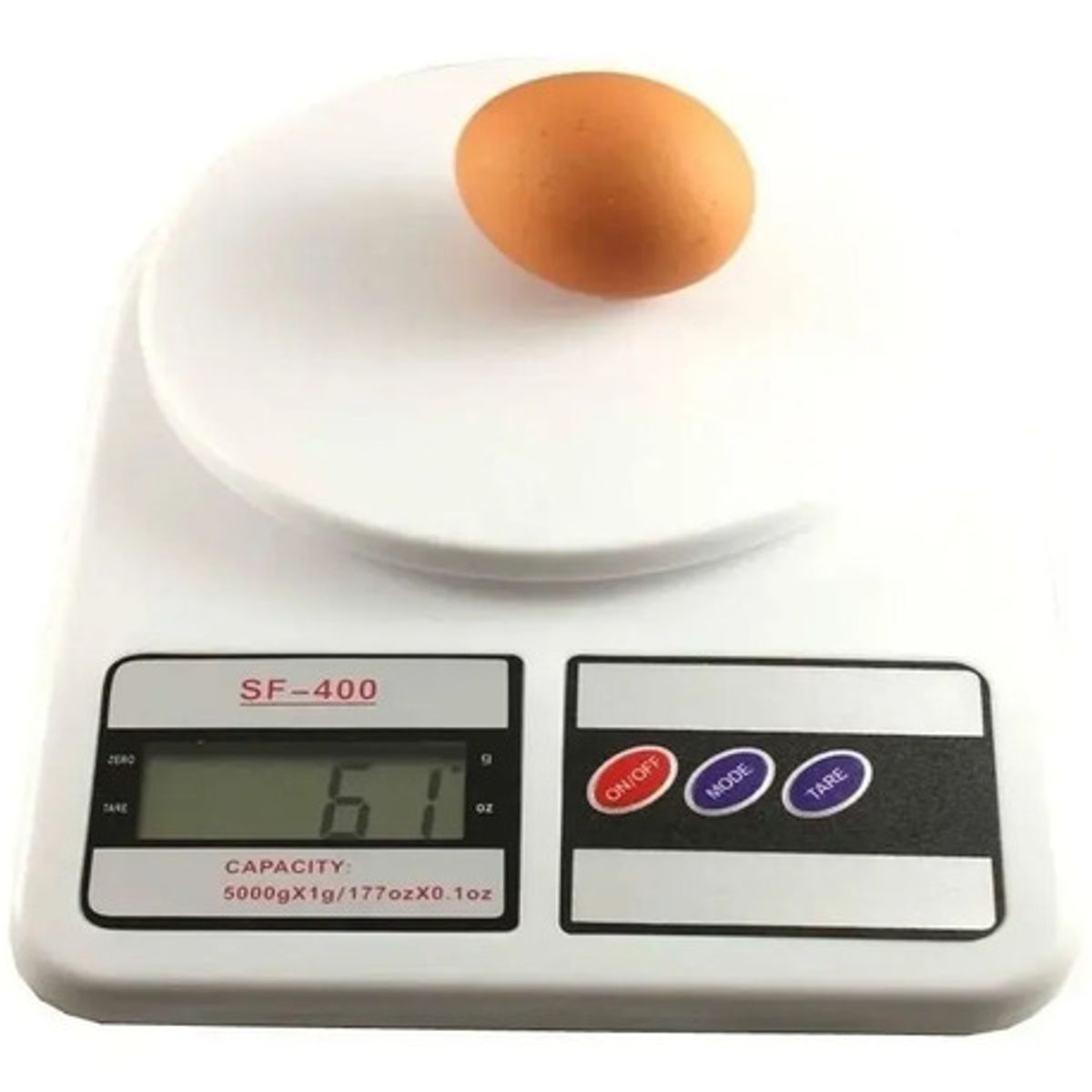 CHINA - Balanza Gramera Báscula Pesa Digital Capacidad 7000g + Pilas