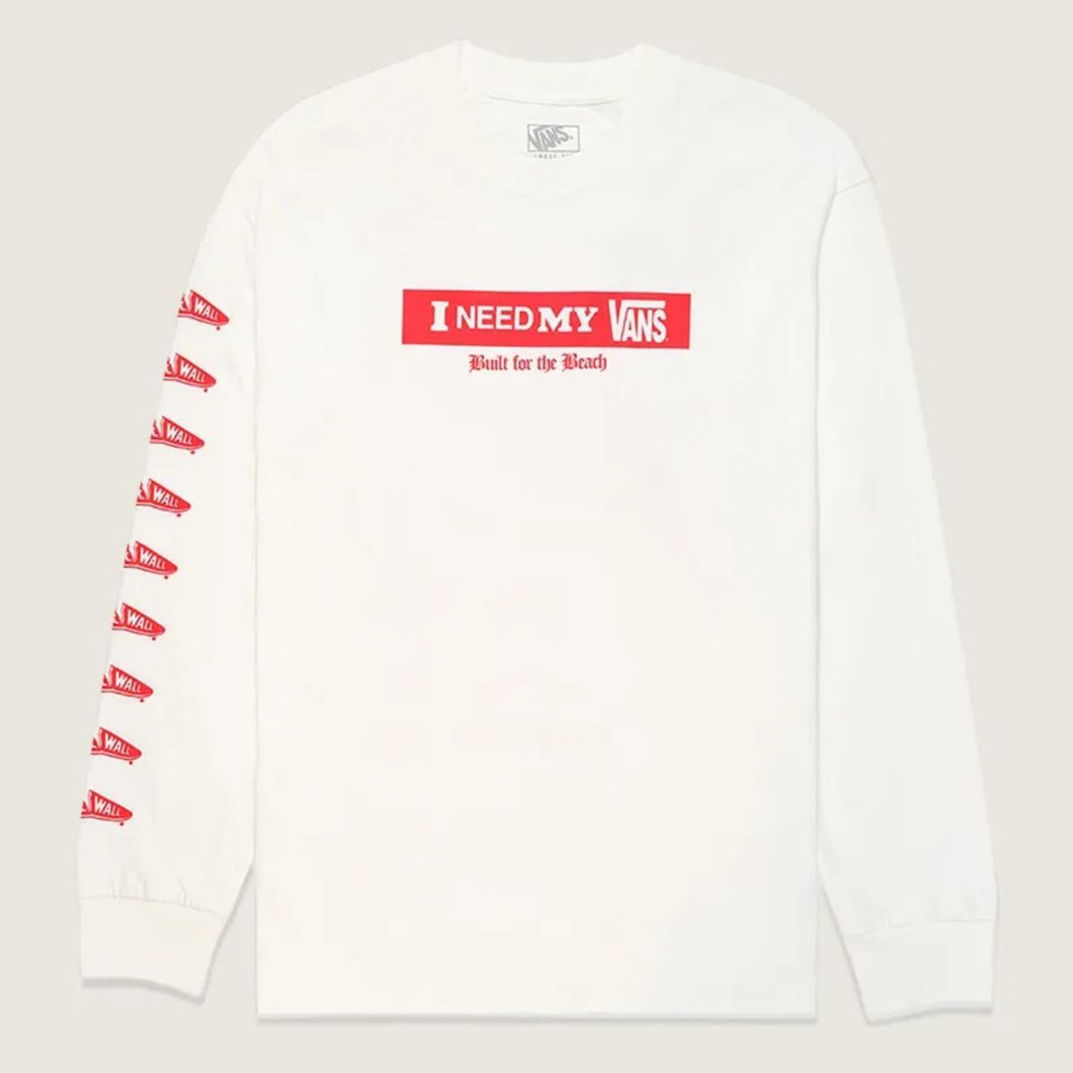 VANS - Camiseta Hombre Vans I Need My Ls Tee Blanco VANS