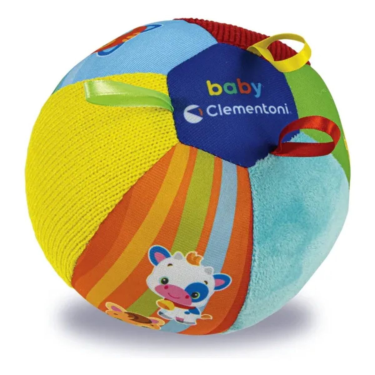CLEMENTONI - Juguete Pelota Musical Animal Estipulación Temprano Bebés