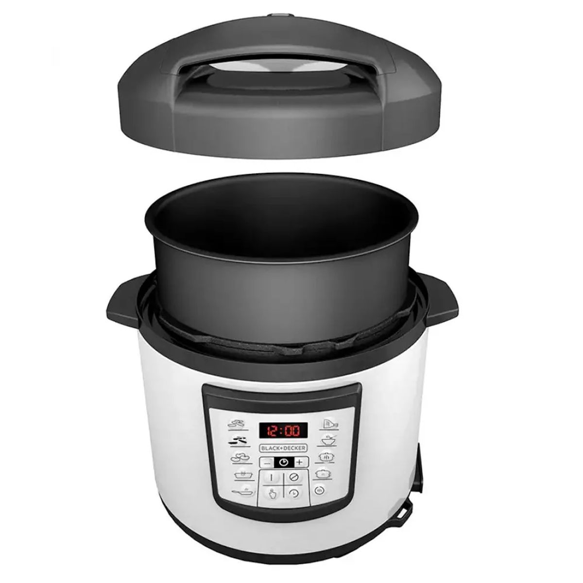 BLACK+DECKER - Olla Multifuncional BLACK & DECKER 5.7 Lt Gris PR100SD