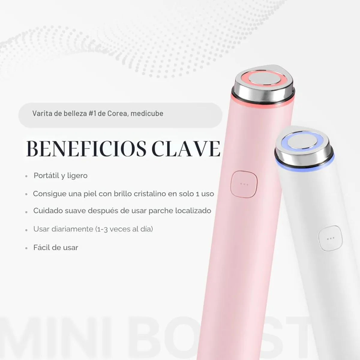 MEDICUBE - Medicube Mini Booster Pro Pink Dispositivo Facial Portátil