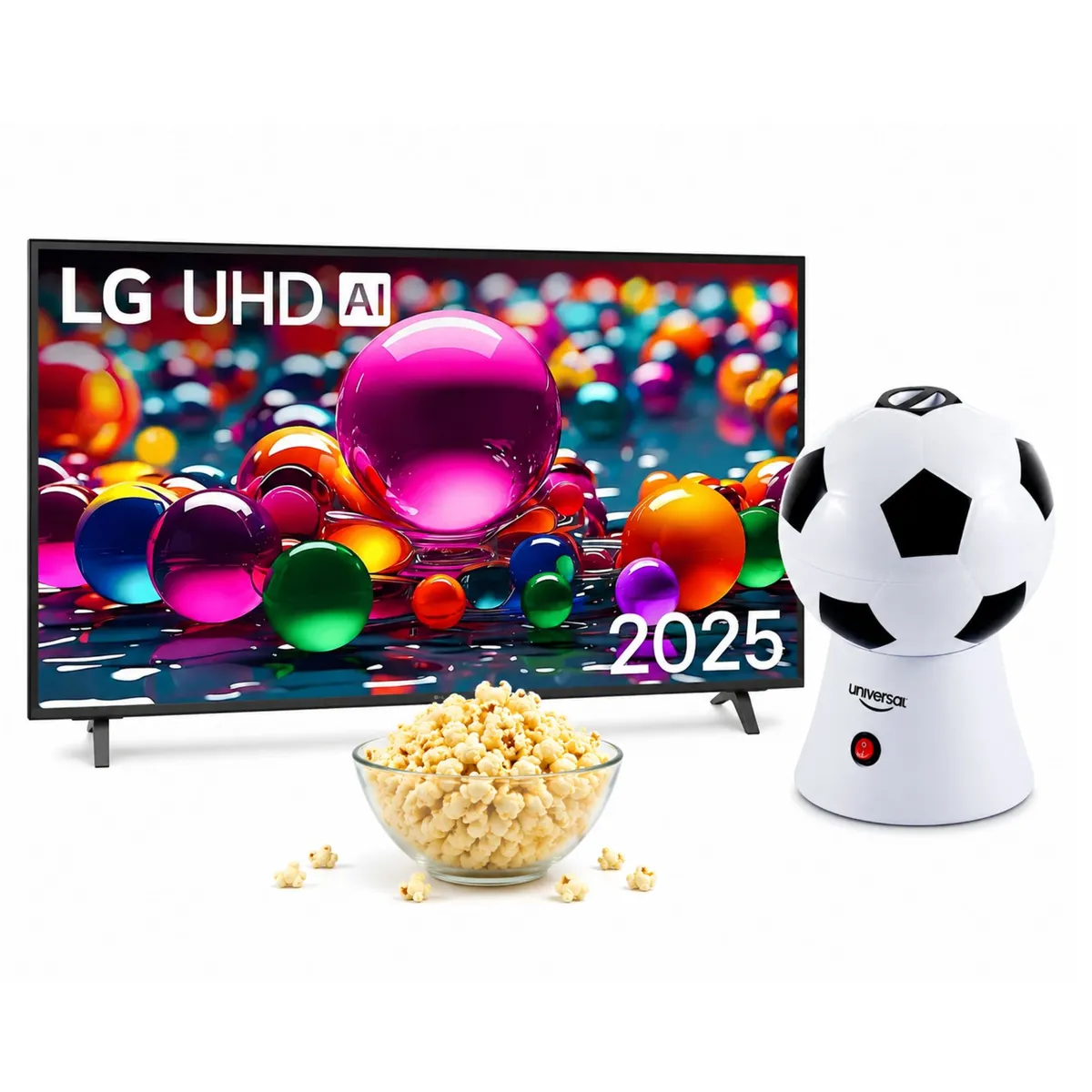LG - Combo Televisor LG 50 Pulgadas 4K UHD Smart TV + Crispetera Universal L52020
