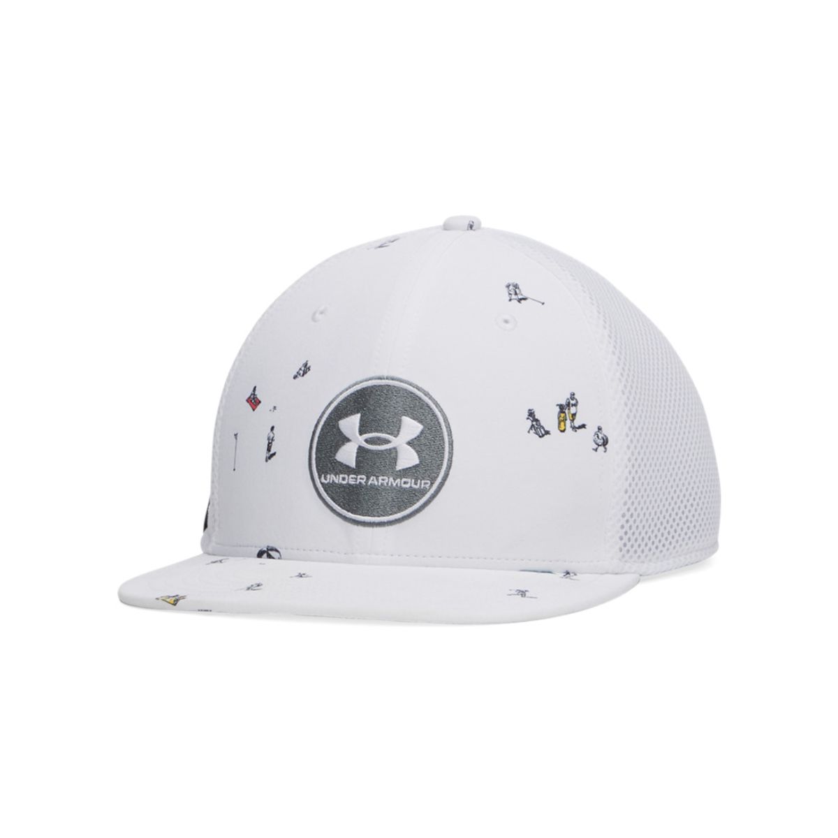UNDER ARMOUR - Gorra Hombre UNDER ARMOUR M DRIVE MID STR Blanco UNDER ARMOUR