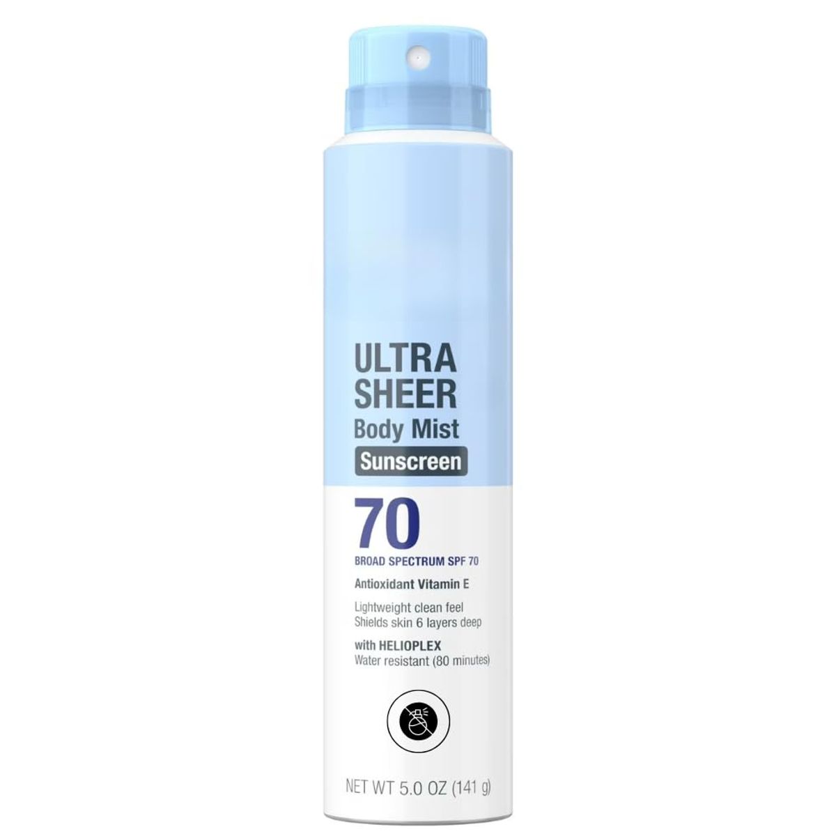 NEUTROGENA - Protector Solar en Spray Ultra Sheer Body Mist SPF 70 5 oz
