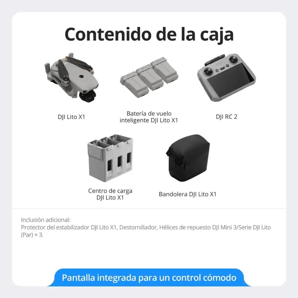 XIAOMI - Dji Lito X1 Fly More Combo dji Rc 2