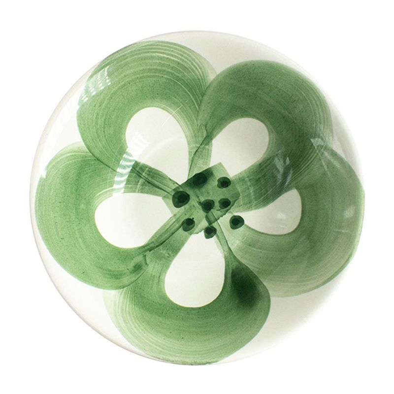 PLACEMENT - Bowl Cerámica Flor Verde 7 cm