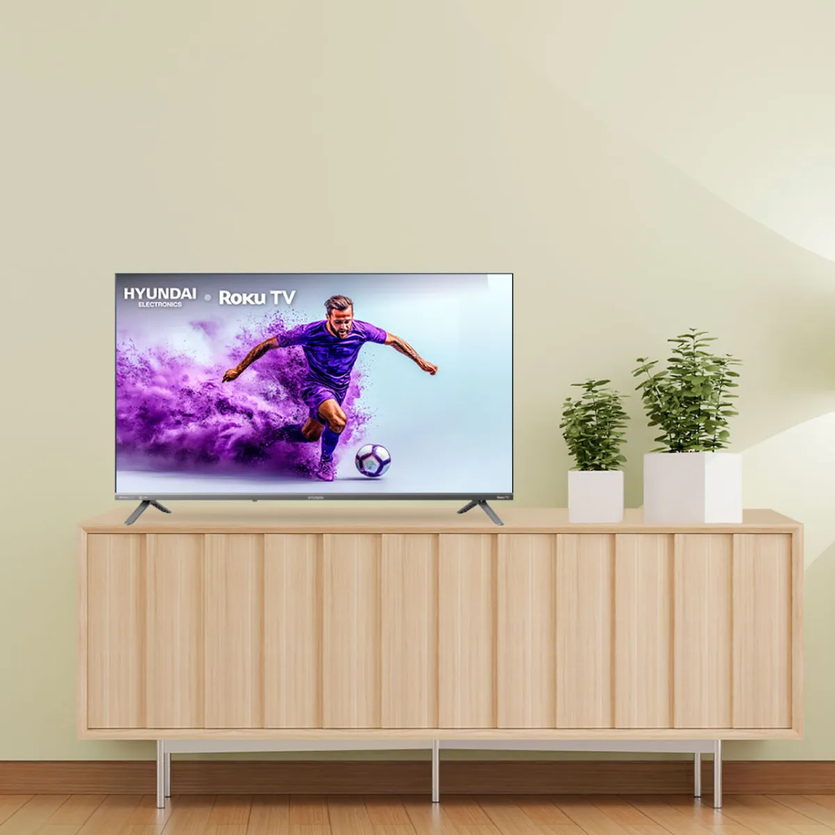HYUNDAI - Televisor Smart Tv Hyundai 40 pulgadas QLED Con Roku Integrado HYLED4028QR