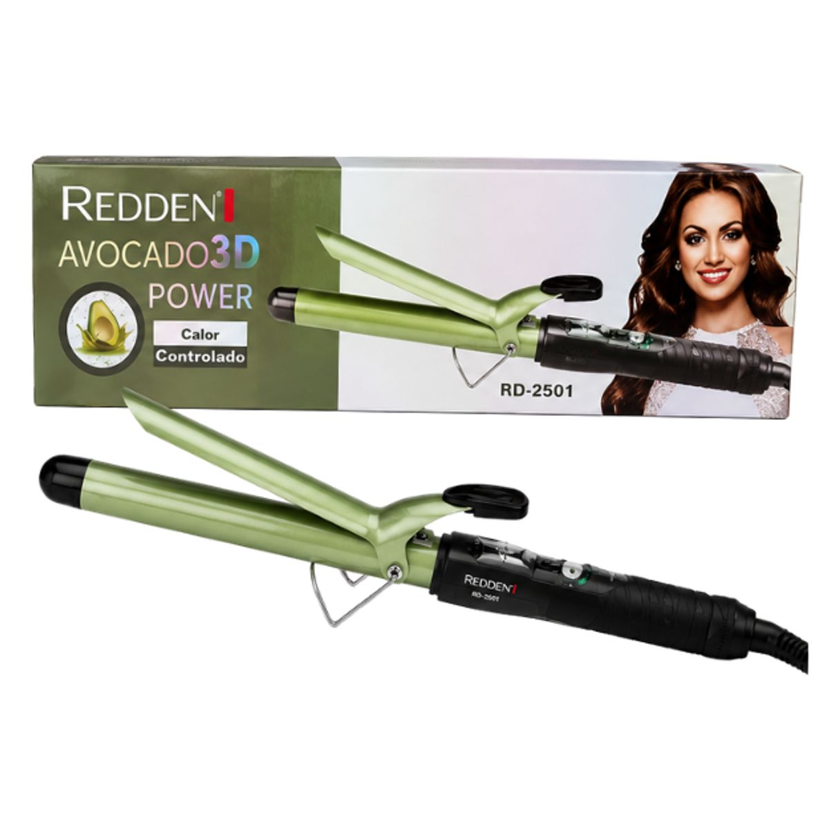 SHEN HUANG - Rizadora REDDEN RD2501 Avocado 3D Power Cerámica