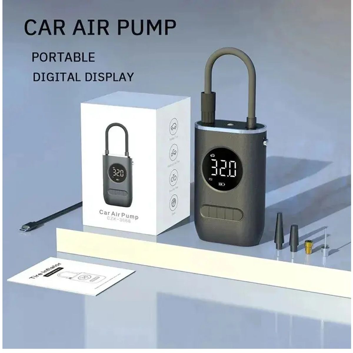 CHINA - Compresor de Aire Portatil 150 Psi!