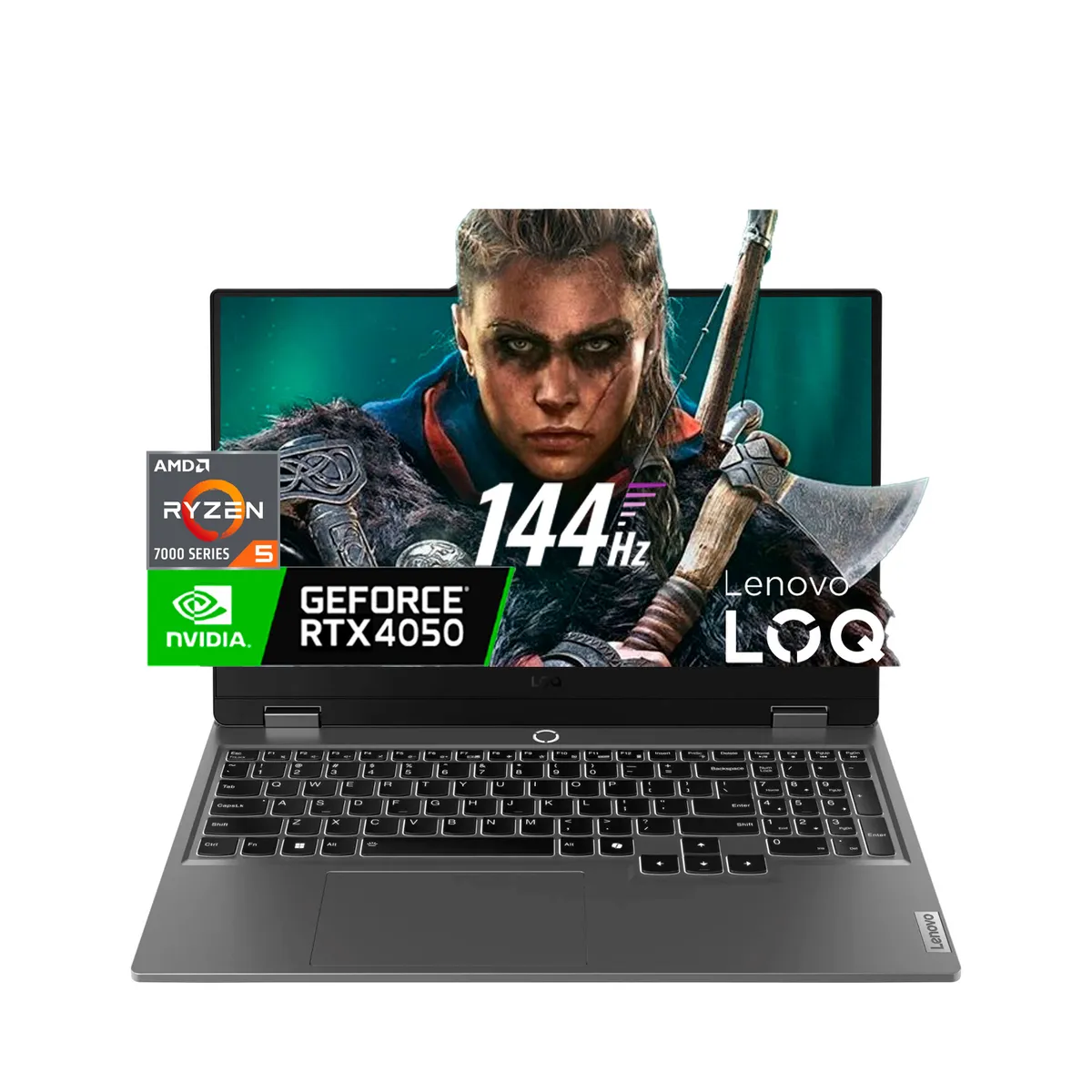 Lenovo - Computador Portátil Gamer Lenovo LOQ Amd Ryzen 5 7235HS 16/512 RTX 4050 6 GB 15,6 FHD WIN 11 HOME