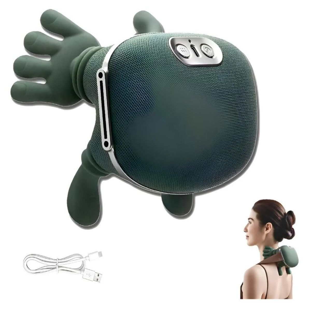 ZHOPI CO - Masajeador Electrico Cuello Hombros Manitos Portatil