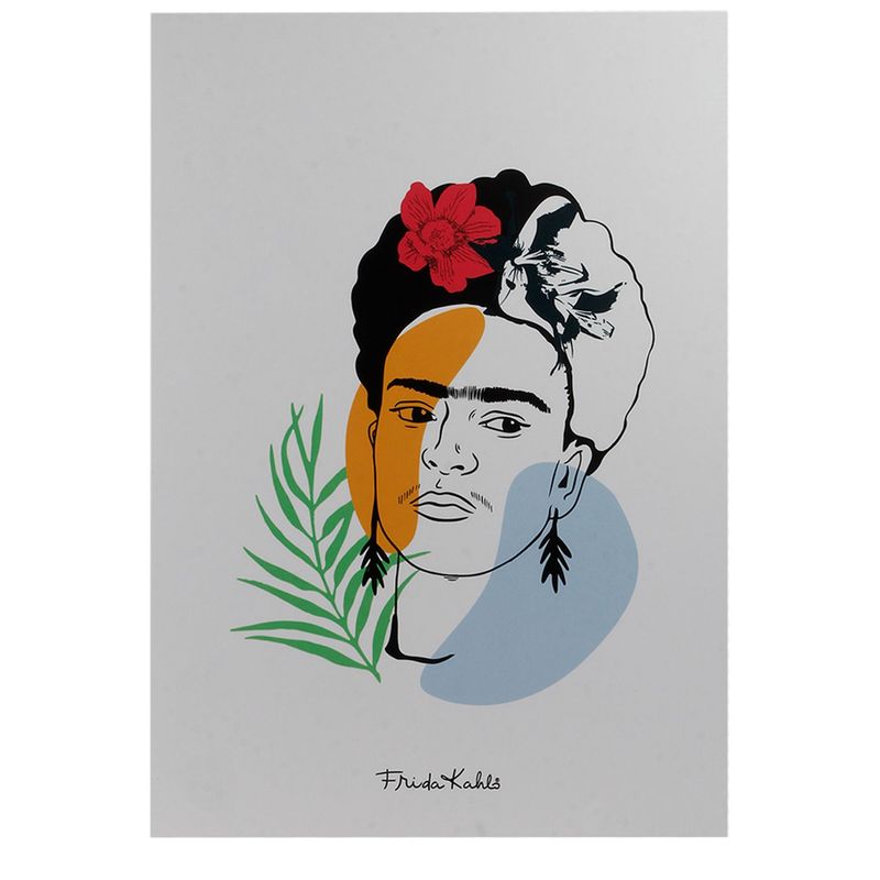 FRIDA KAHLO - Cuadro Madera Frida Kahlo Rostro