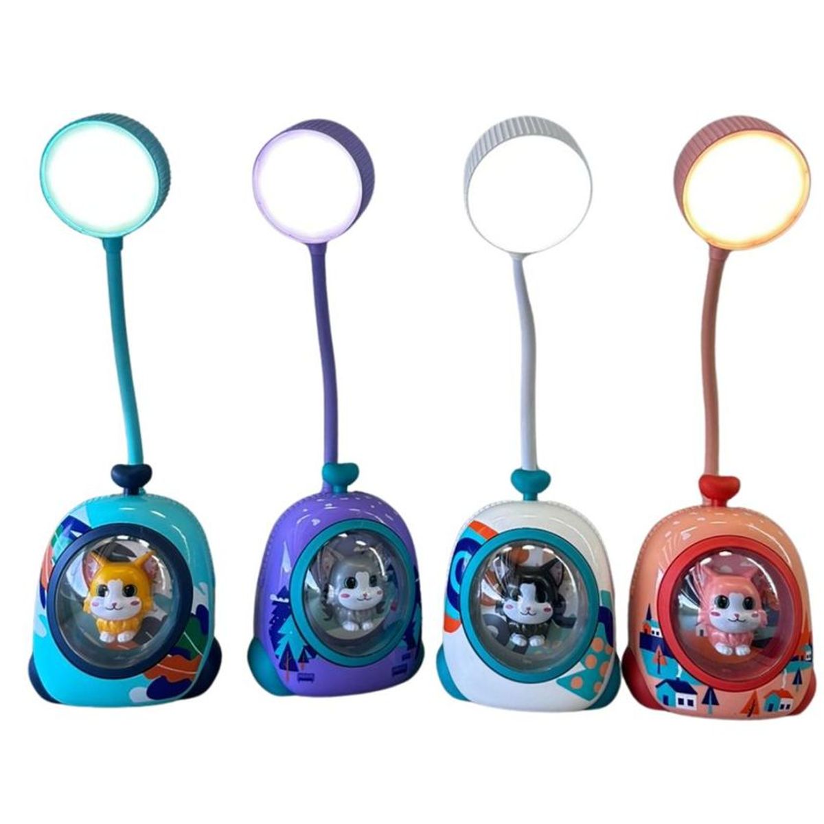 MAZUGI - Lámpara Mascota USB Ajustable LED Infantil Recargable