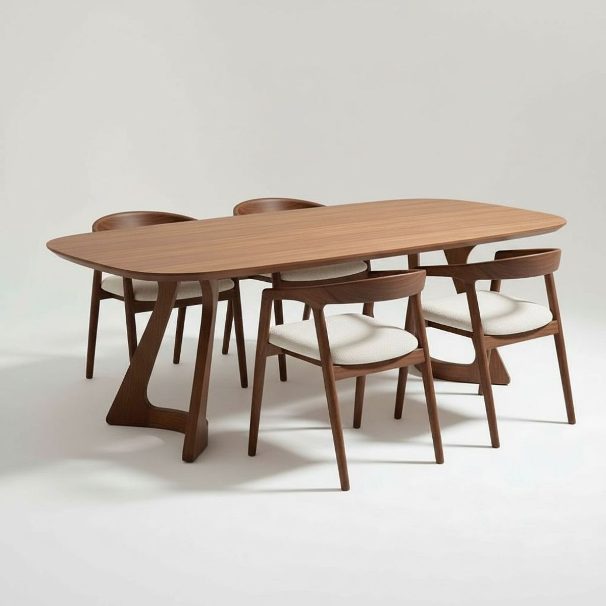 22 GRADOS DECORACION - Juego de comedor Himjap 170cm x 80cm Roble macizo