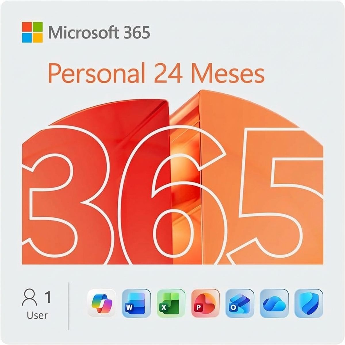 MICROSOFT - Microsoft Office 365 Personal 24 Meses - 1TB OneDrive 5 Dispositivos - Invitación
