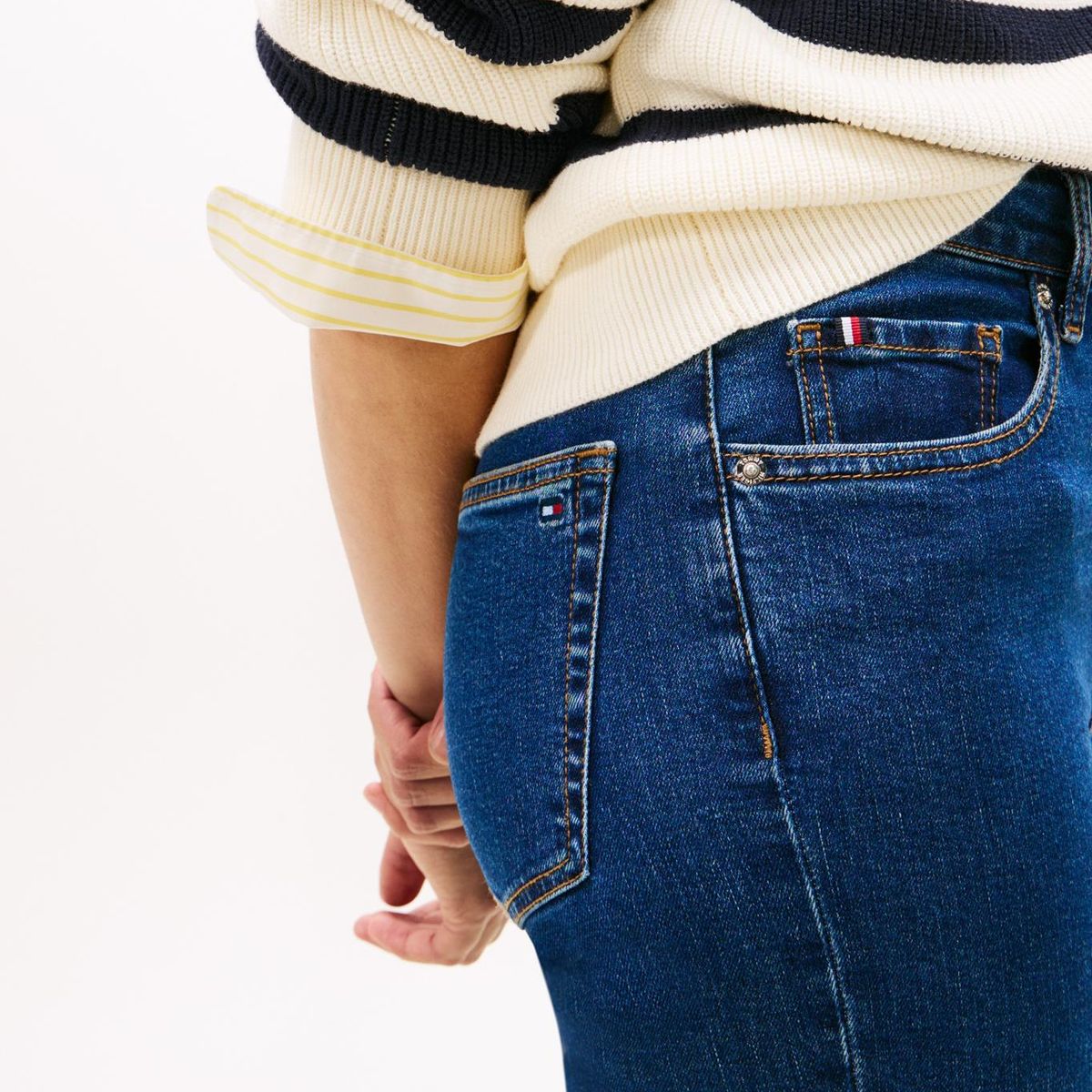 TOMMY HILFIGER - Jeans azul denim como de corte skinny Tommy Hilfiger