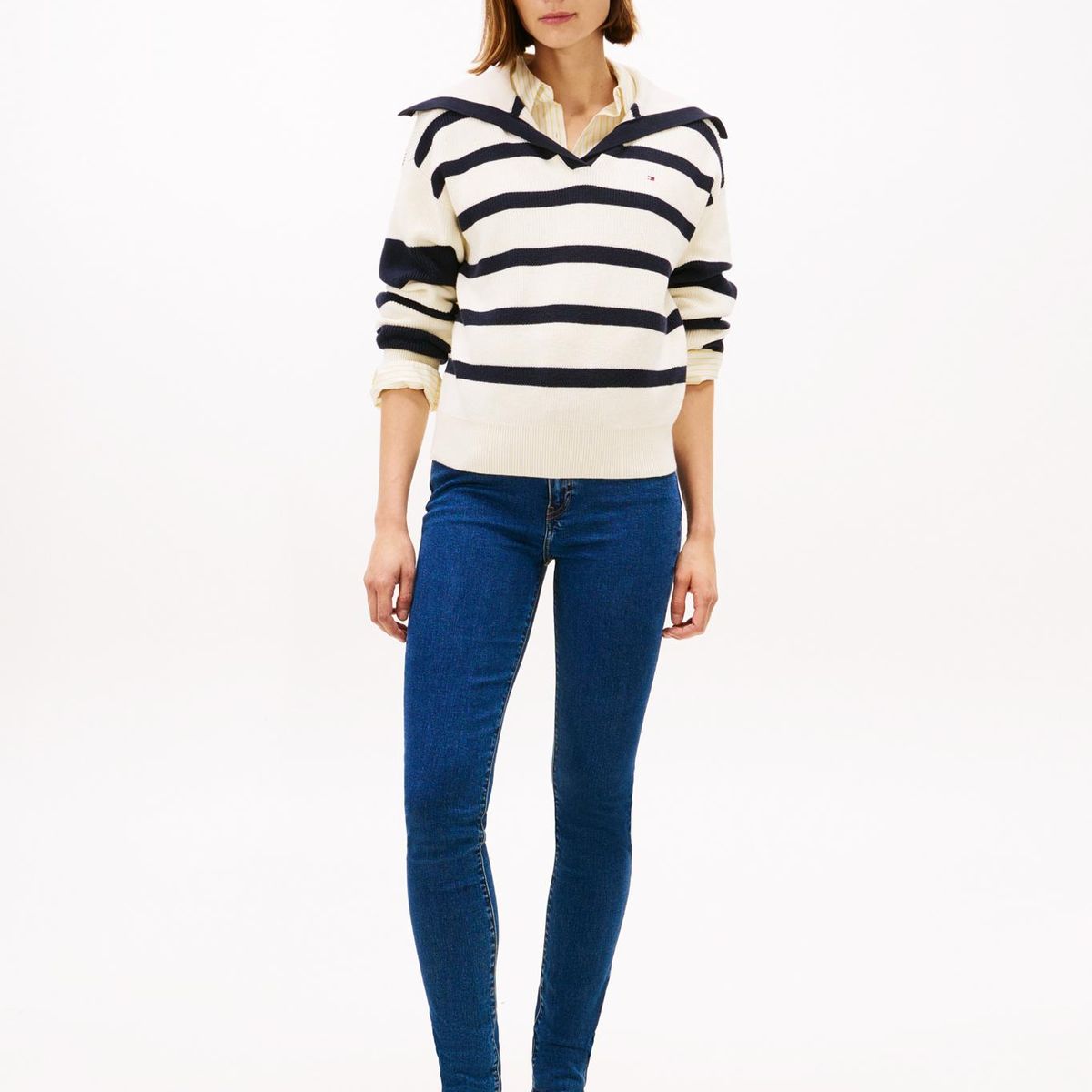 TOMMY HILFIGER - Jeans azul denim como de corte skinny Tommy Hilfiger